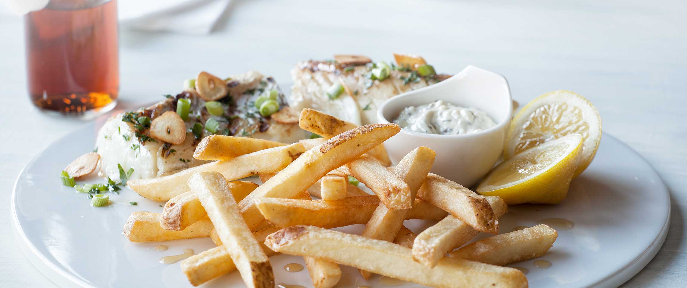garlic and black pepper shore style fries