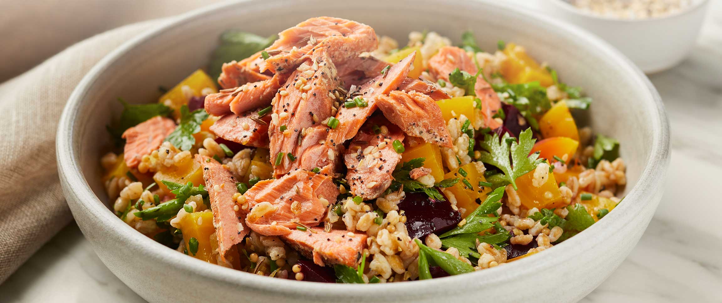 Smoked Alaska Sockeye Salmon Gran Bowl