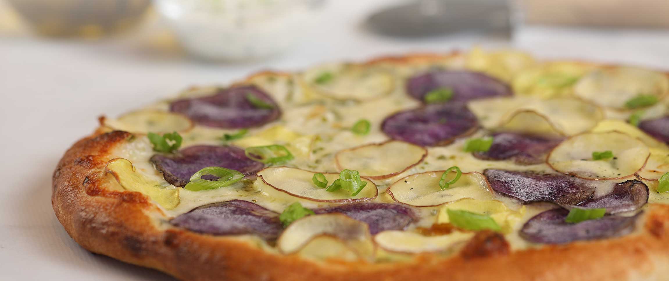 Spring Potato Pizza