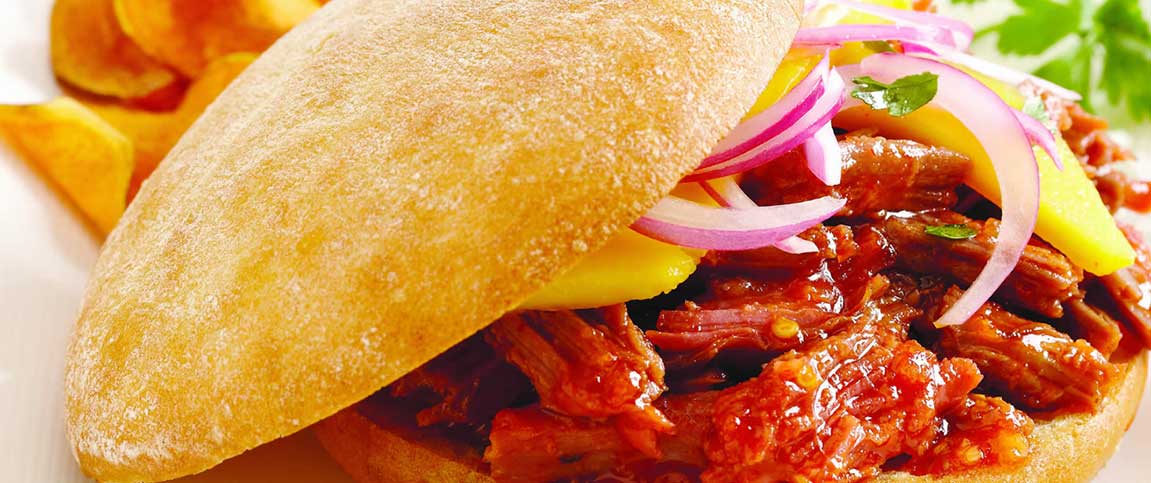 Thai Bar-B-Q Beef Sandwich