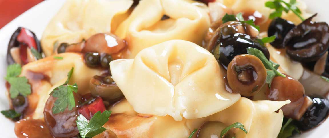 Tortellini and Olive Salad