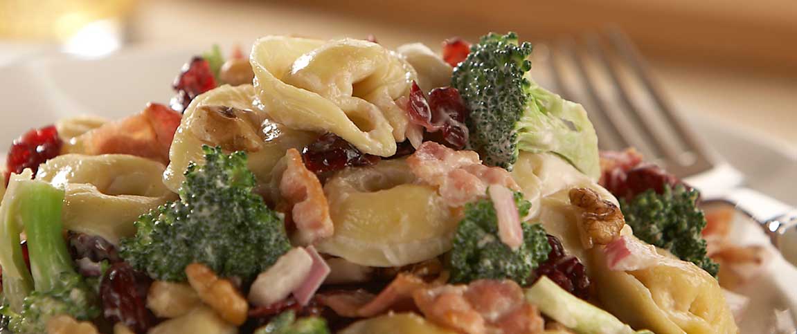 Cheese Tortellini Broccoli Salad