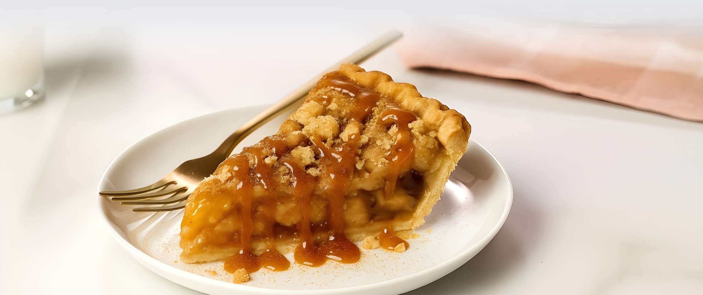 Toffee Apple Pie with Caramel Chai