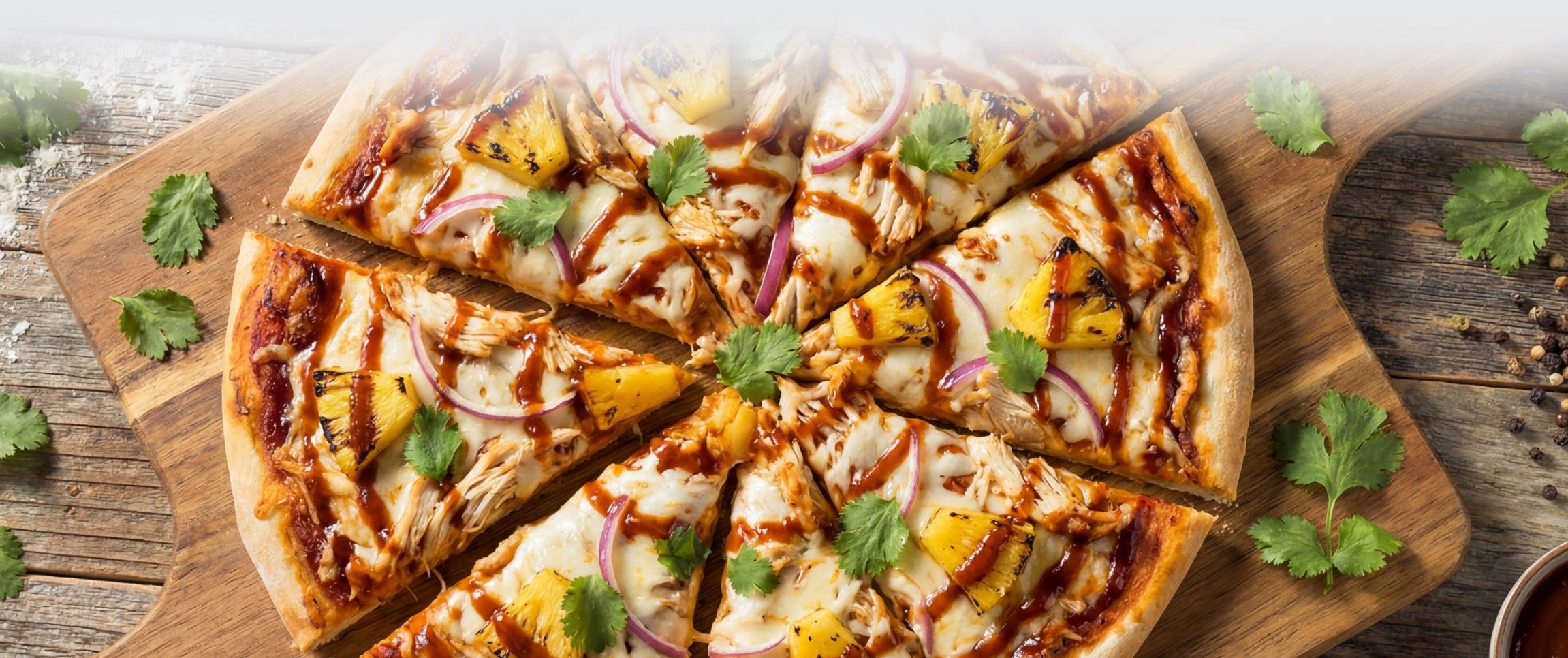 Tropical BBQ Chicken Pizza