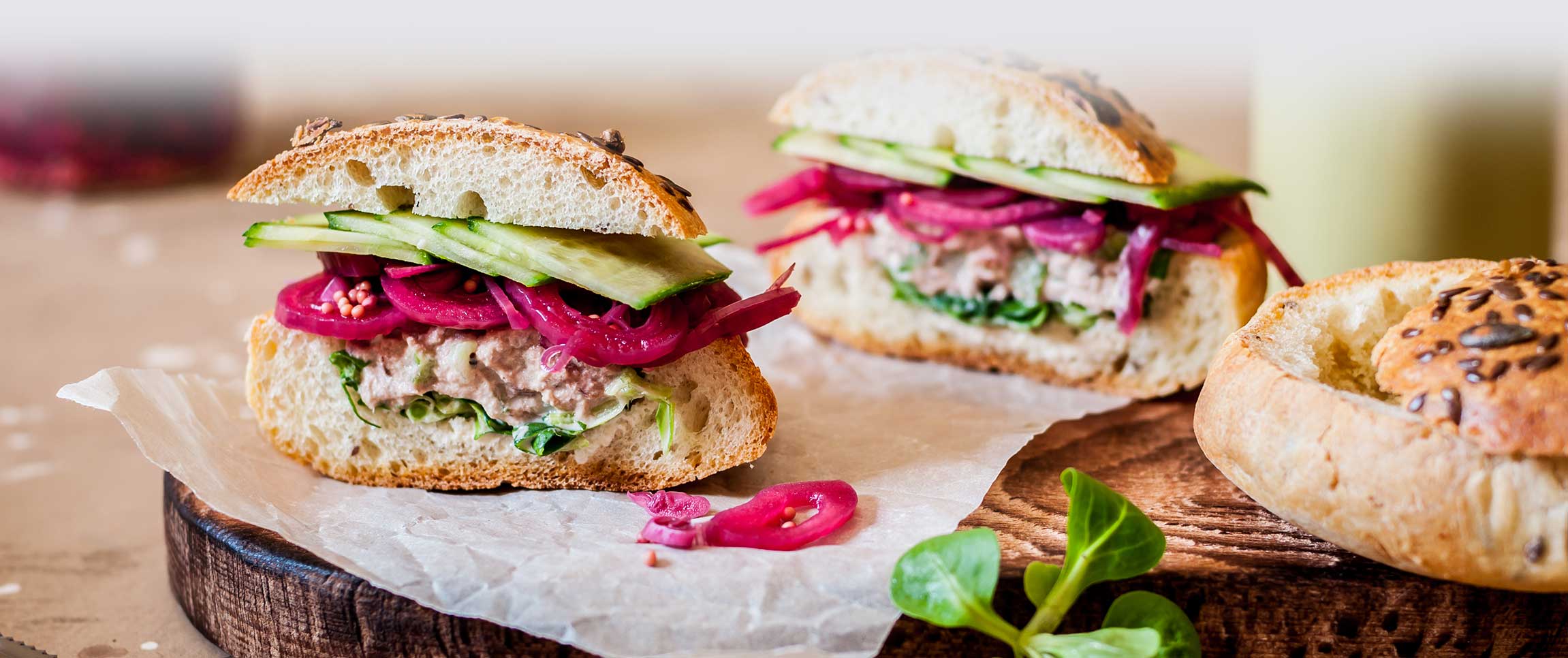 Tuna and Pickled Onion Roll