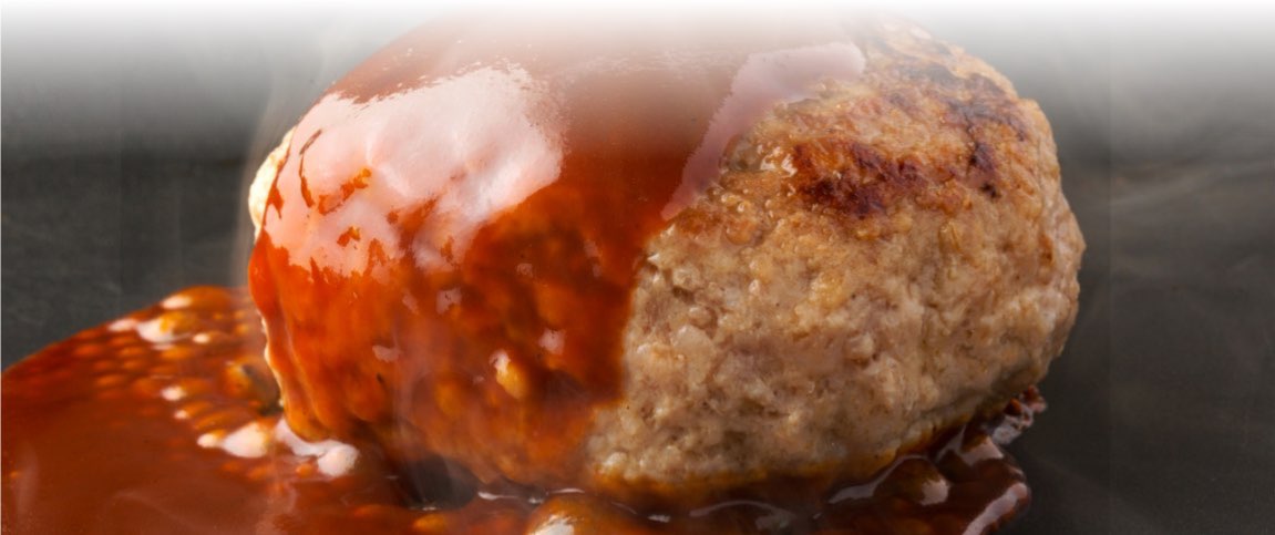 Veal Patties with Hunters Sauce