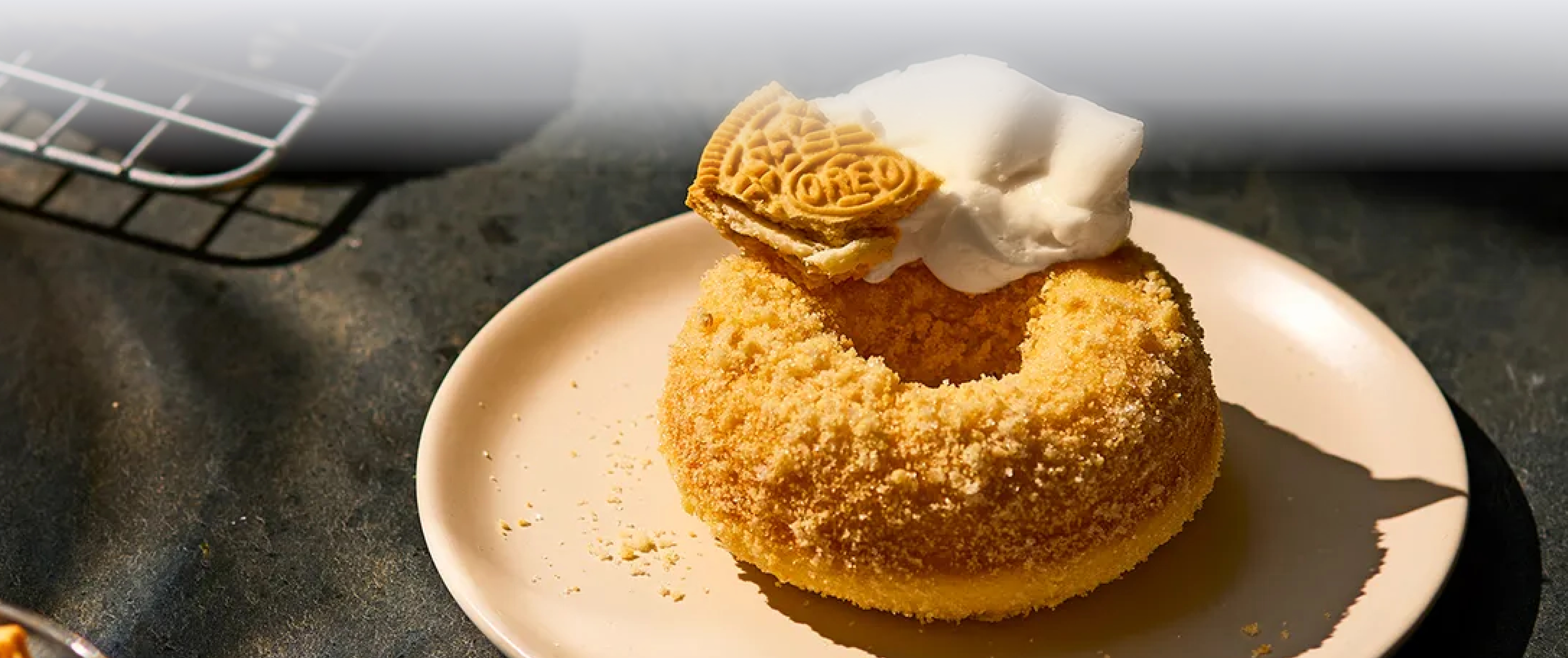 Golden Oreo Cake Donuts