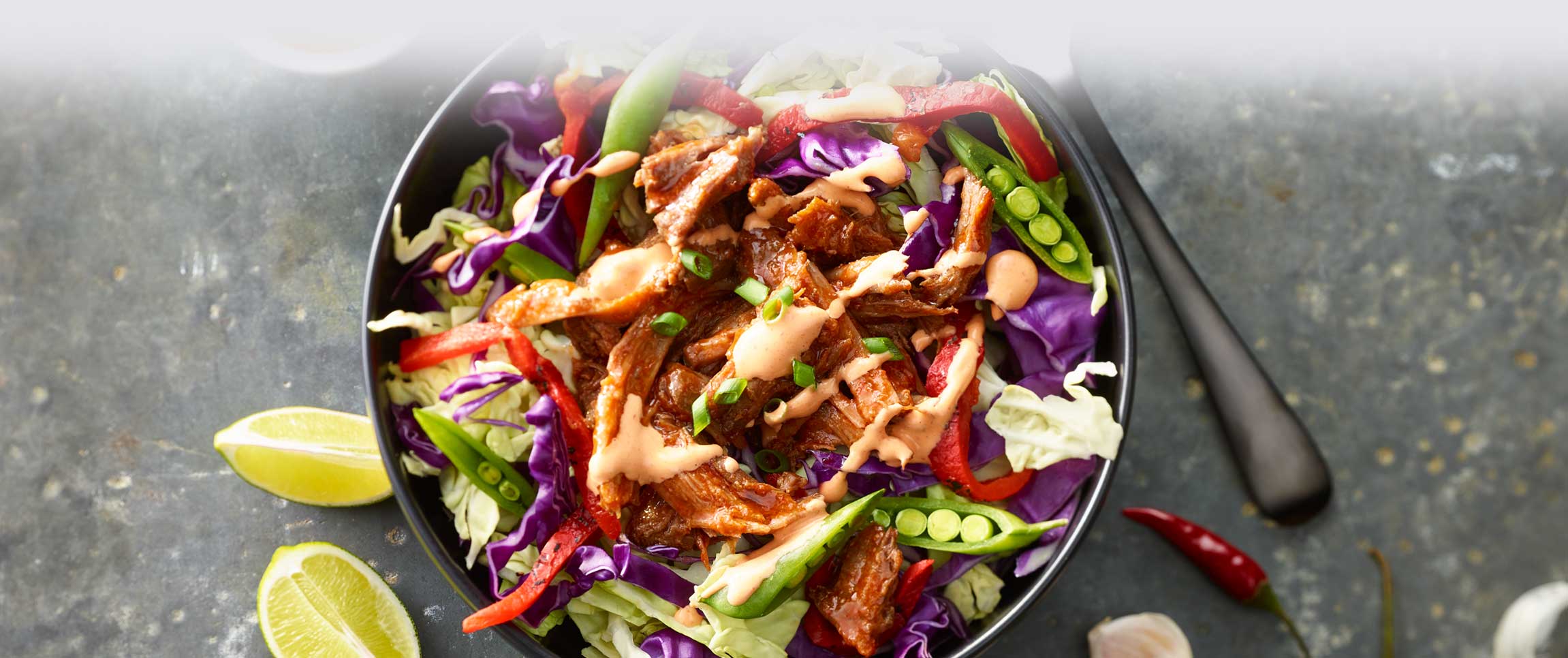 Sriracha Beef Cabbage Bowl