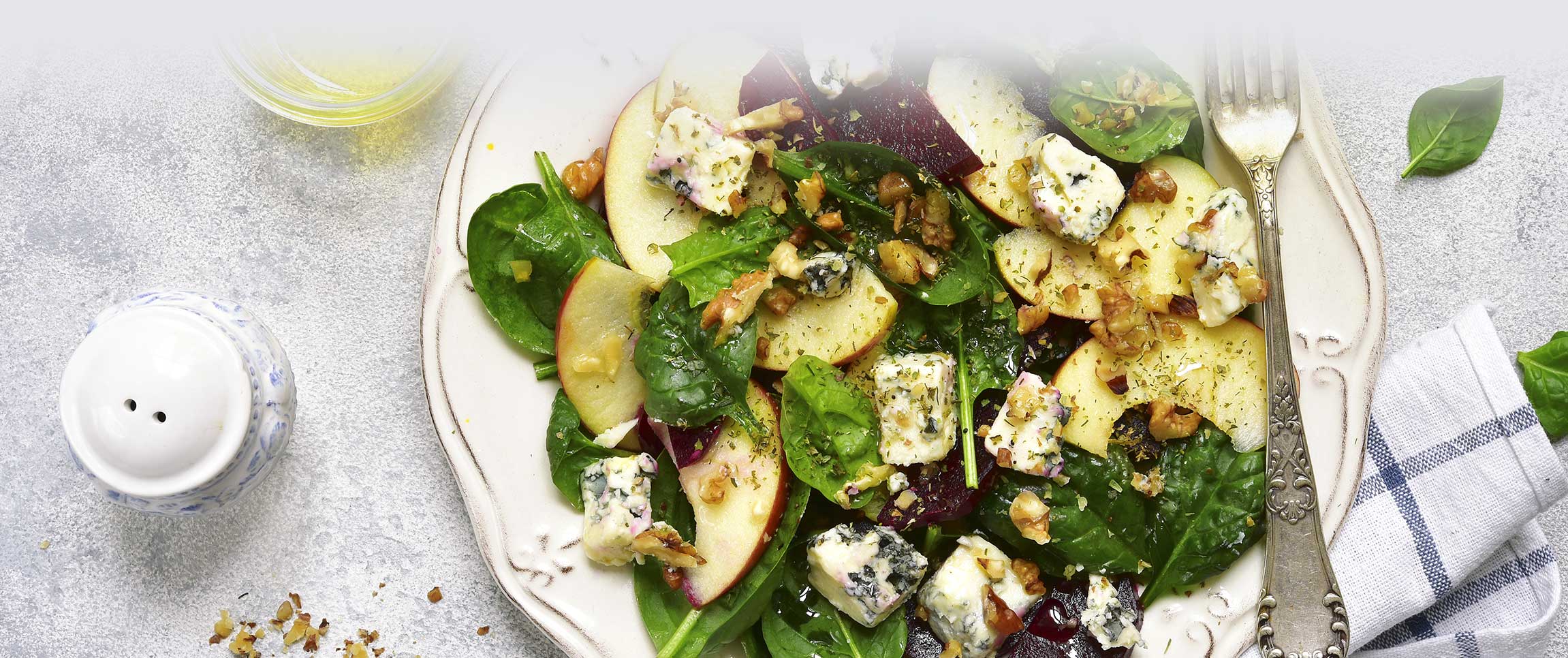 Apple, Walnut, and Gorgonzola Salad