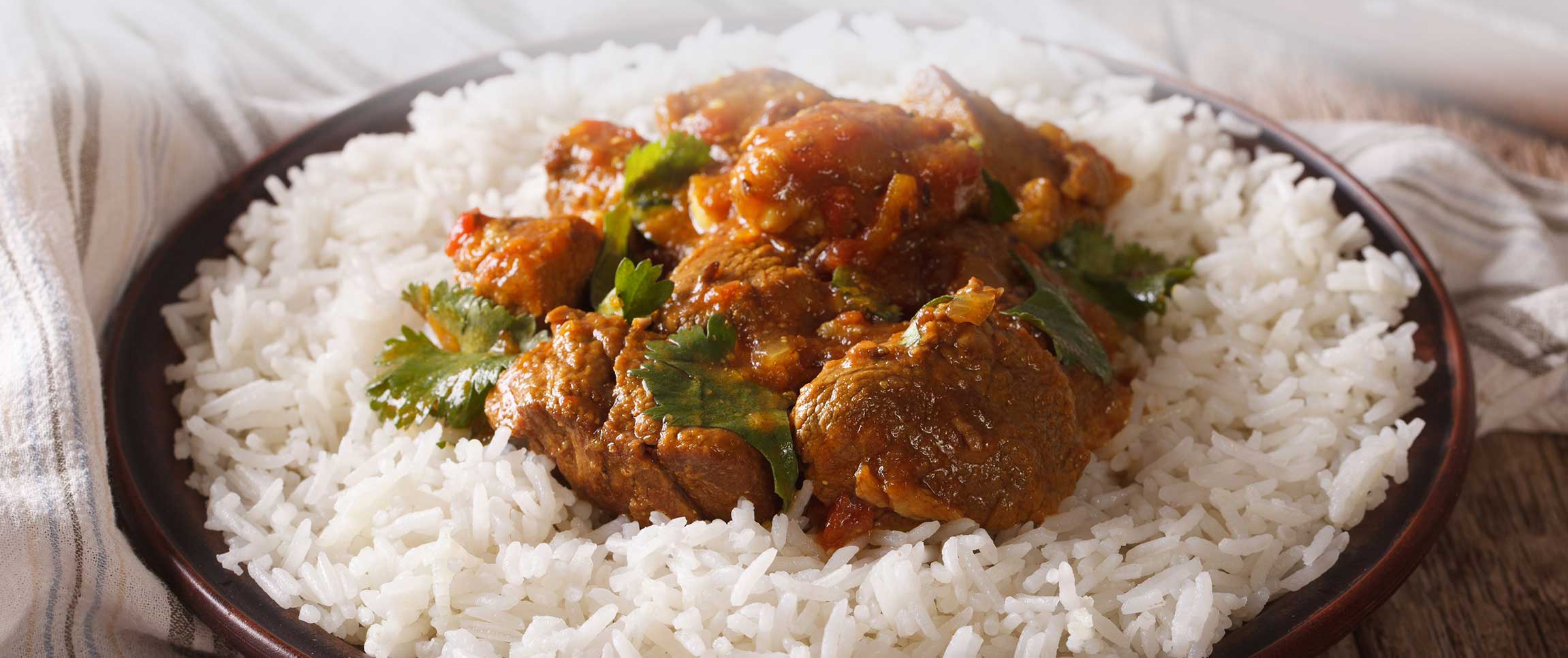 Coconut Curry Braised Braveheart Beef with Mango