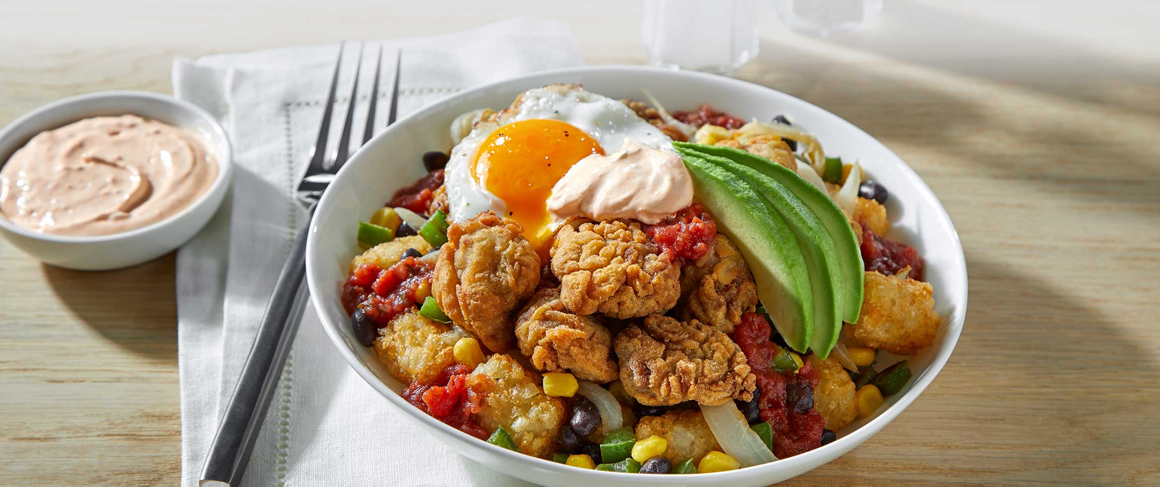 BRAVEHEART STEAK BITE SUNRISE SOUTHWEST BOWL