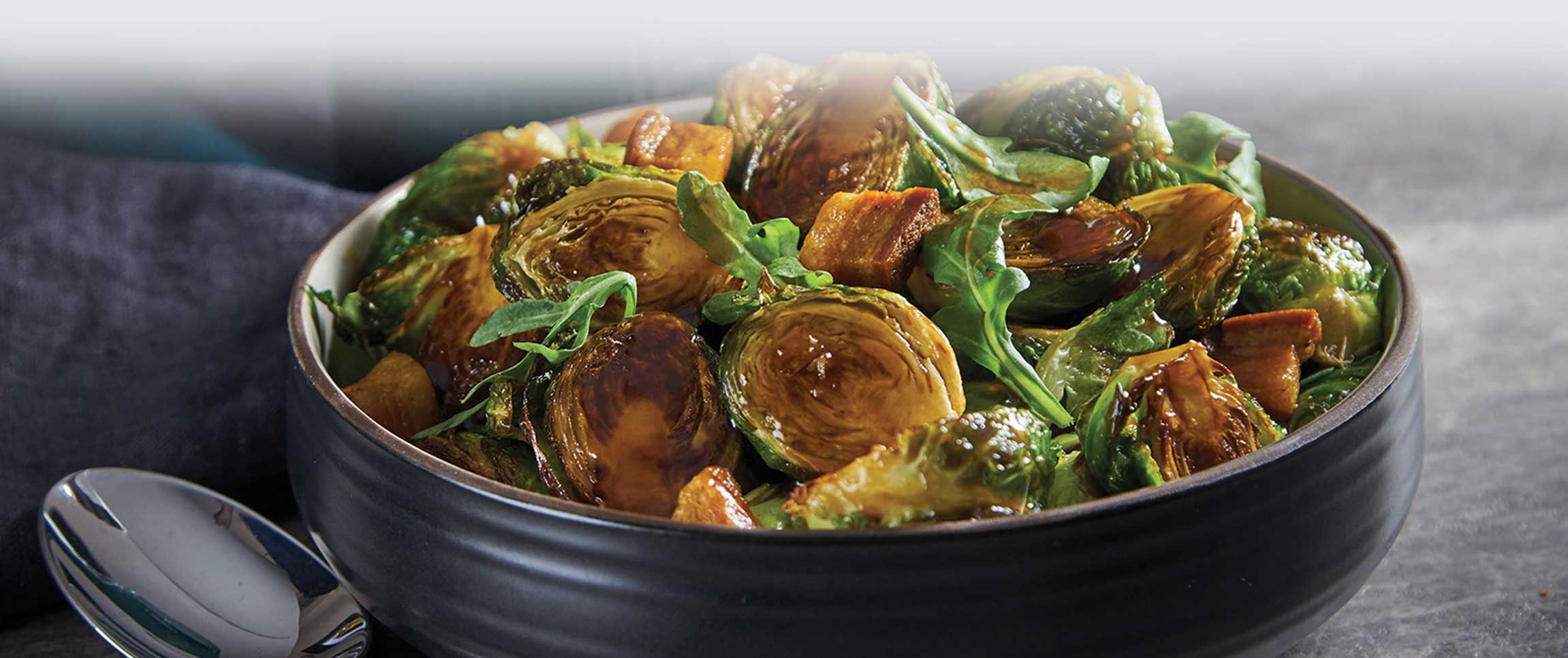 Brussels Sprouts with Balsamic Gravy