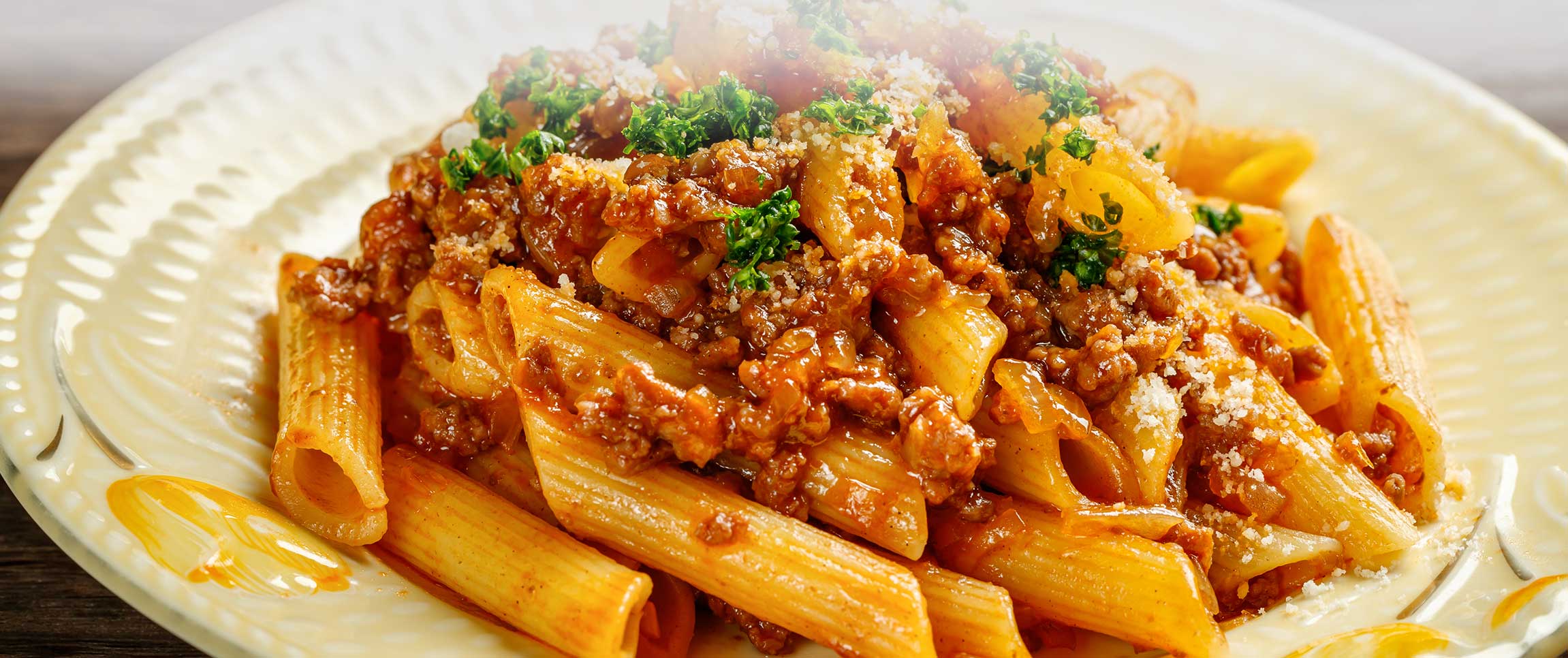 Braveheart Bolognese with Penne