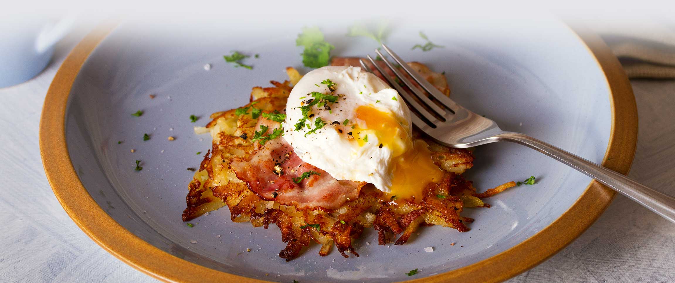 oxty with Cabbage and Poached Egg