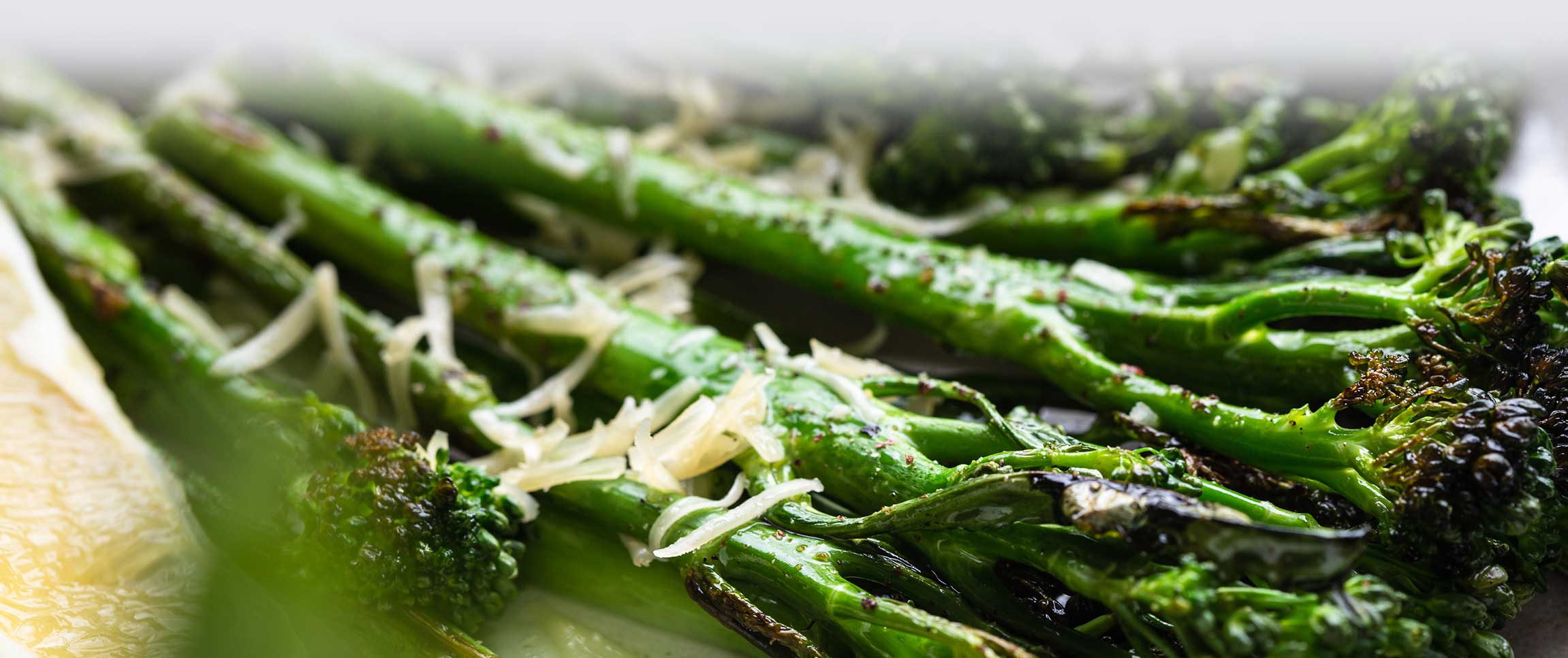 Broccolini with Parmesan Crust