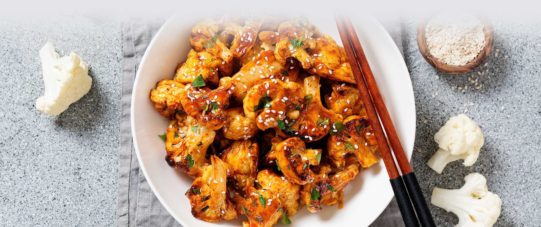 Buffalo Cauliflower Salad