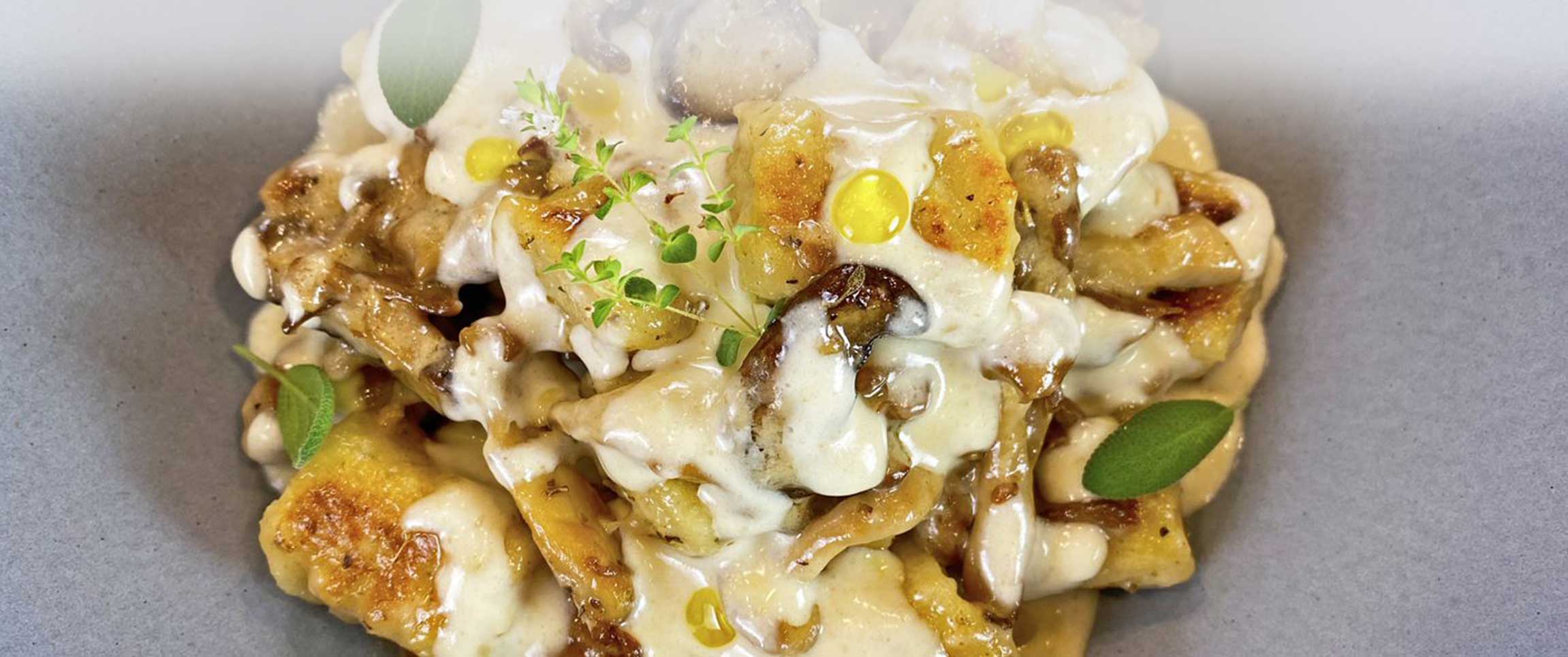 Cauliflower Gnocchi With Mushrooms Truffle Oil cauliflower-gnocchi-with-mushrooms-truffle-oil