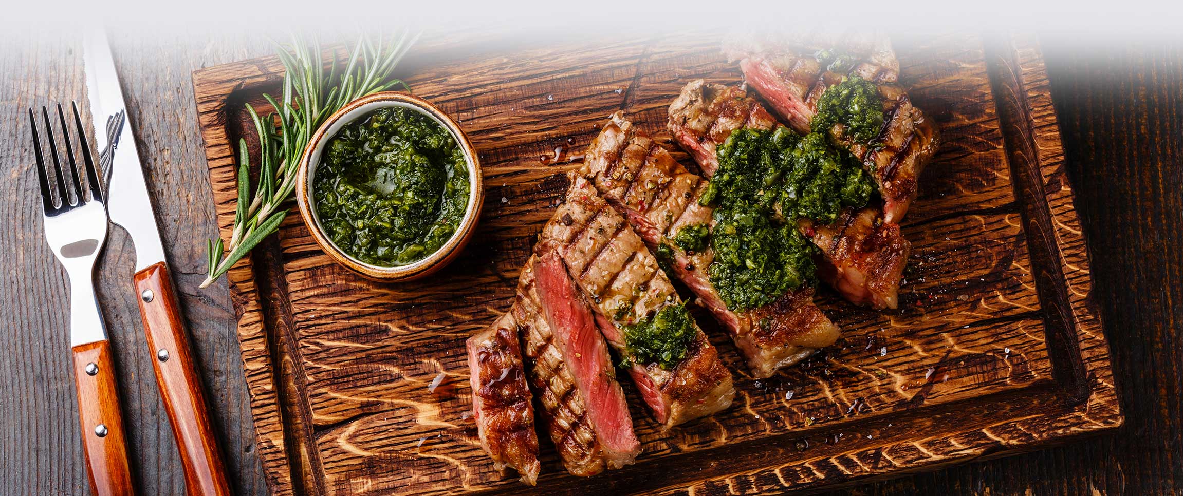 Chimichurri Marinated Strip Steak