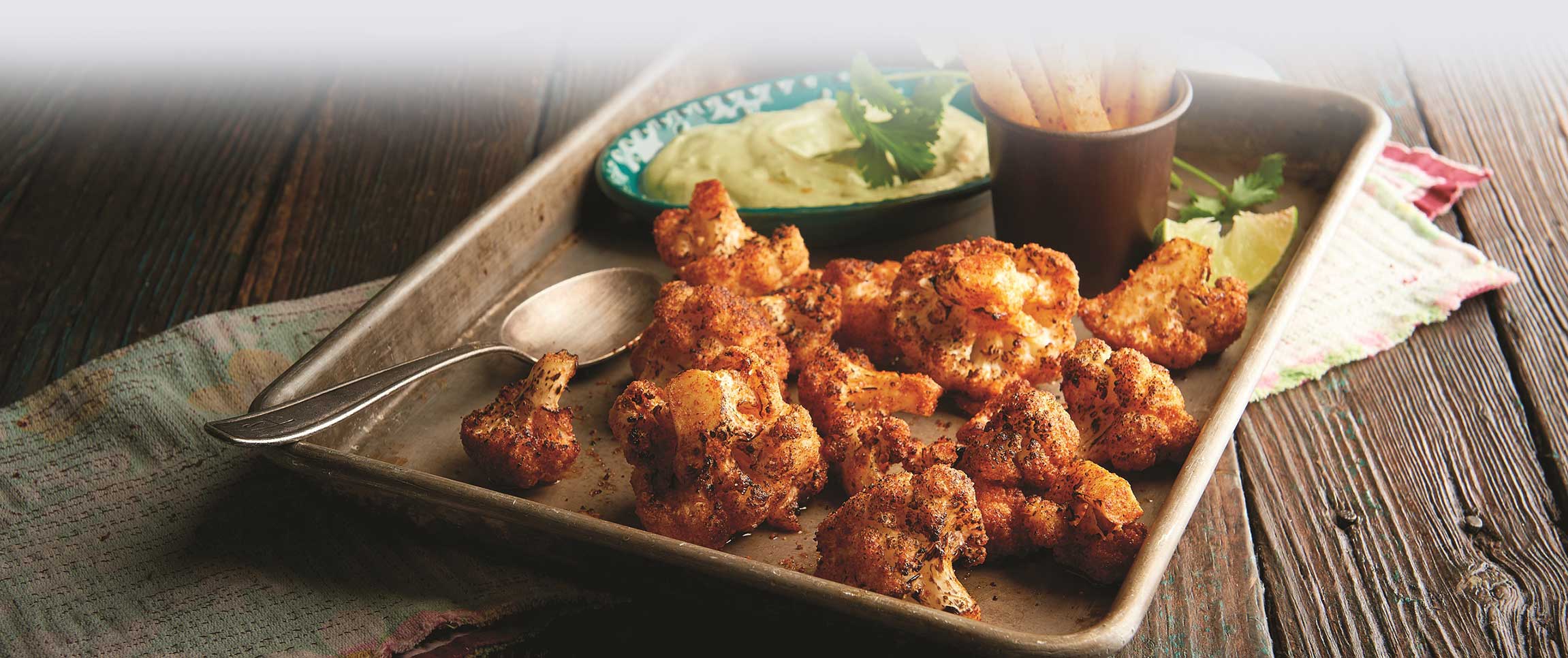 Cinnamon Chipotle Cauliflower Wings