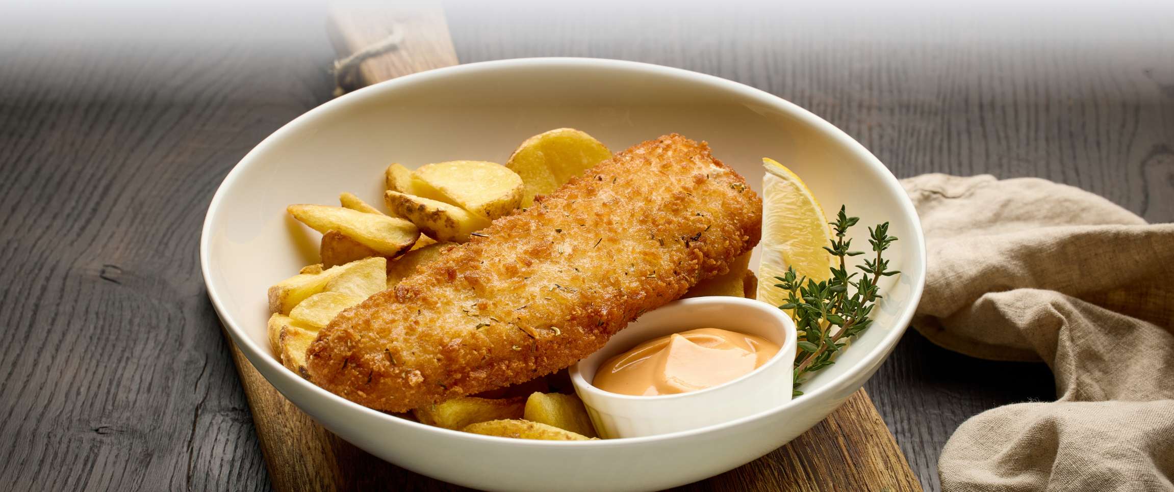 Country Breaded Swai with Potato Wedges