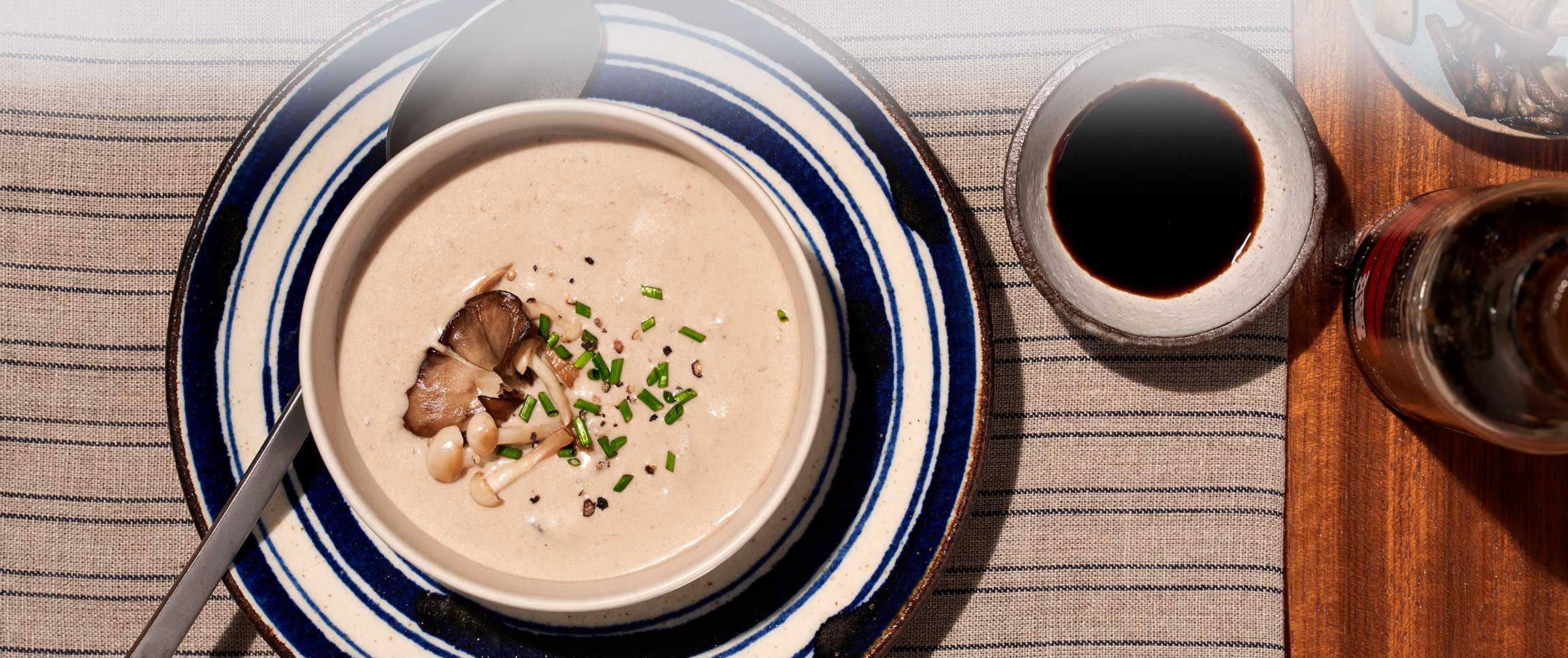 Creamy Miso Mushroom Soup