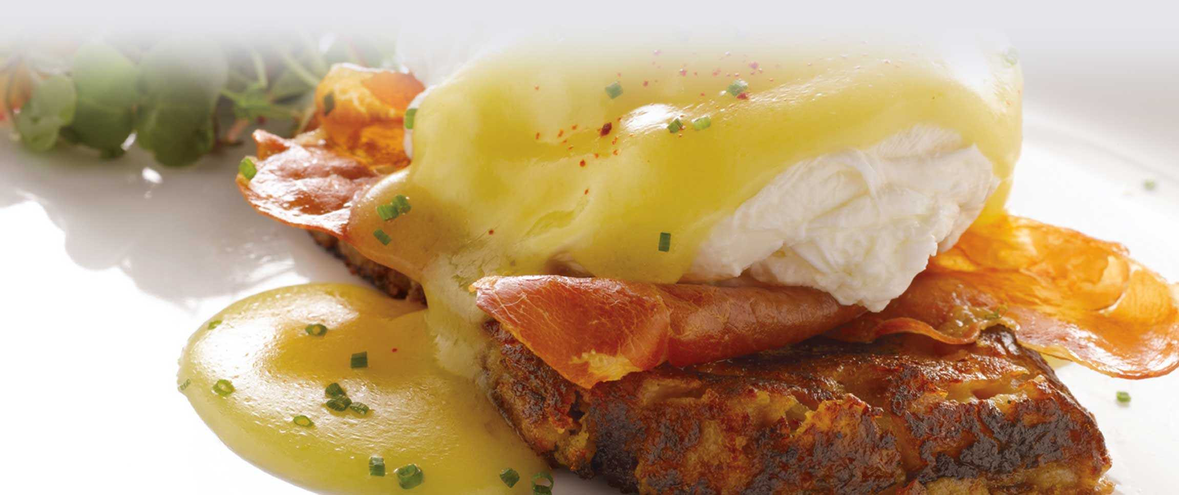 Eggs Benedict with Corned Beef Hash