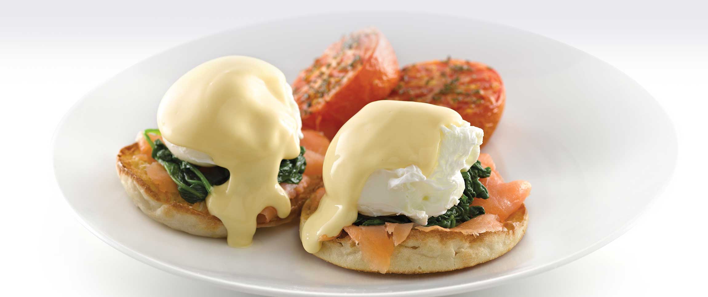 Salmon Gravlax Florentine Eggs Benedict