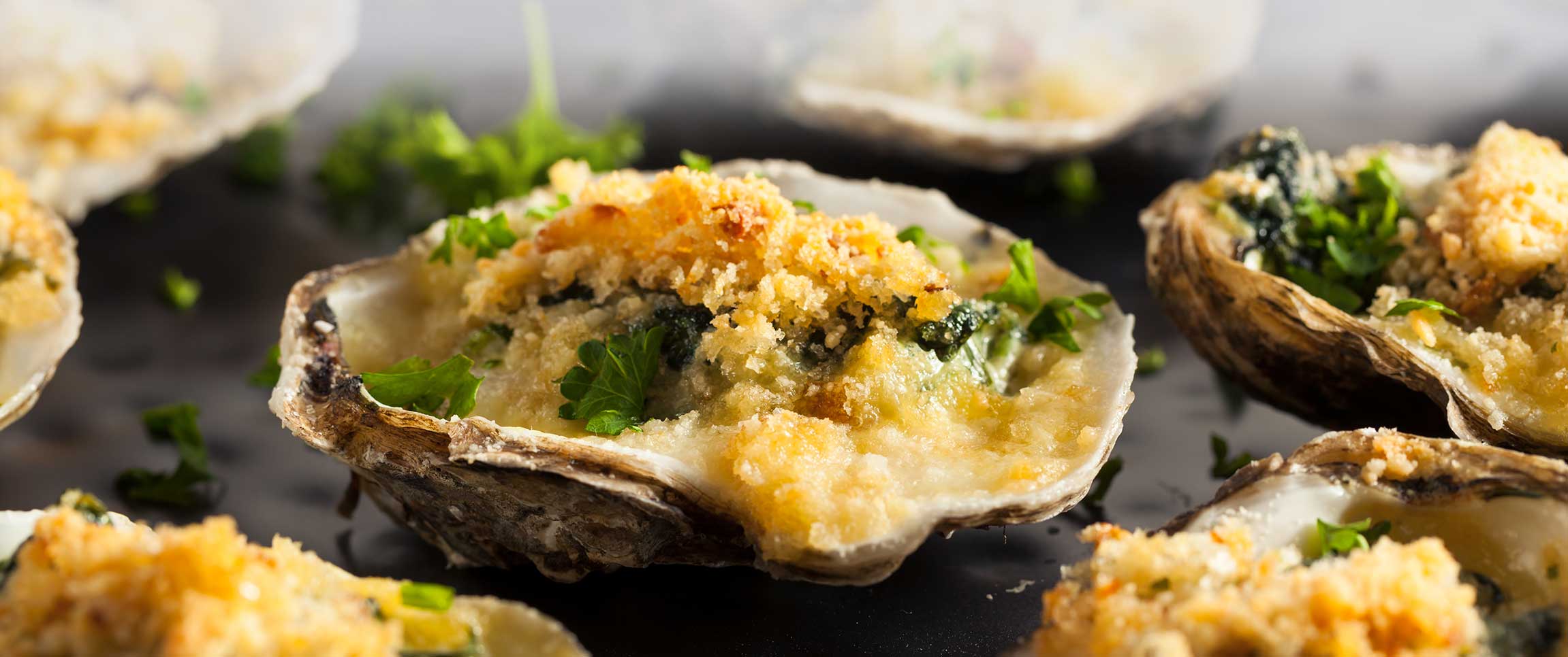 Galway Cabbage and Bacon Baked Empire's Treasure® Oysters