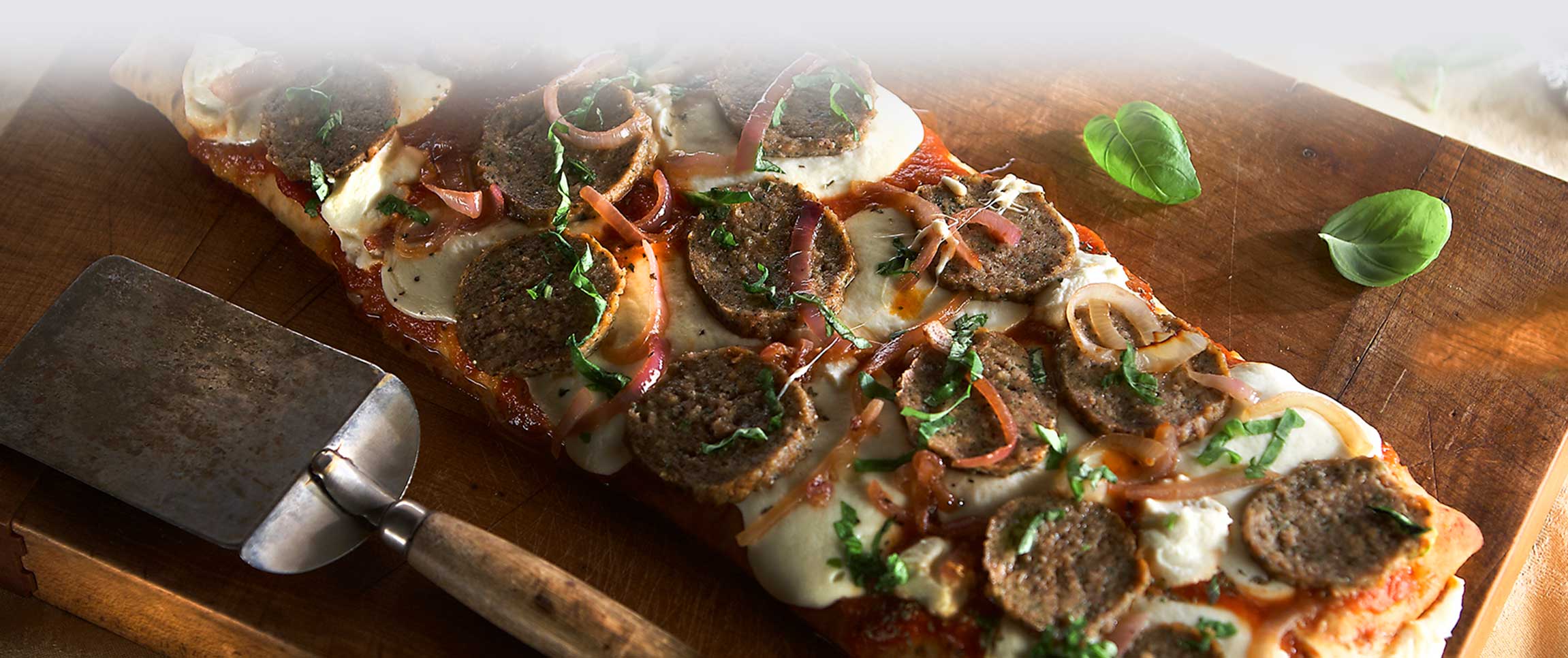 Grilled Meatball, Pesto Flatbread