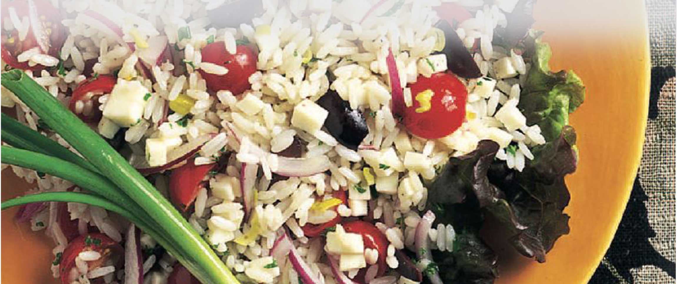 Herbed Mozzarella Rice Salad