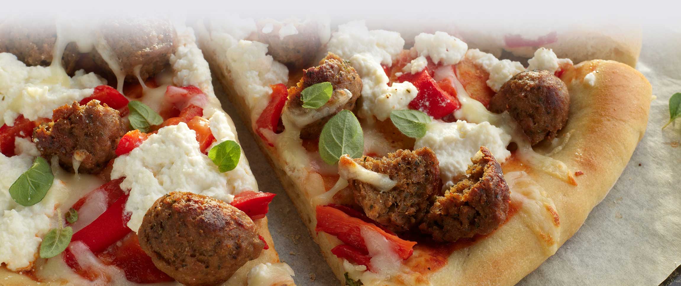 Meatball Ricotta Pizza