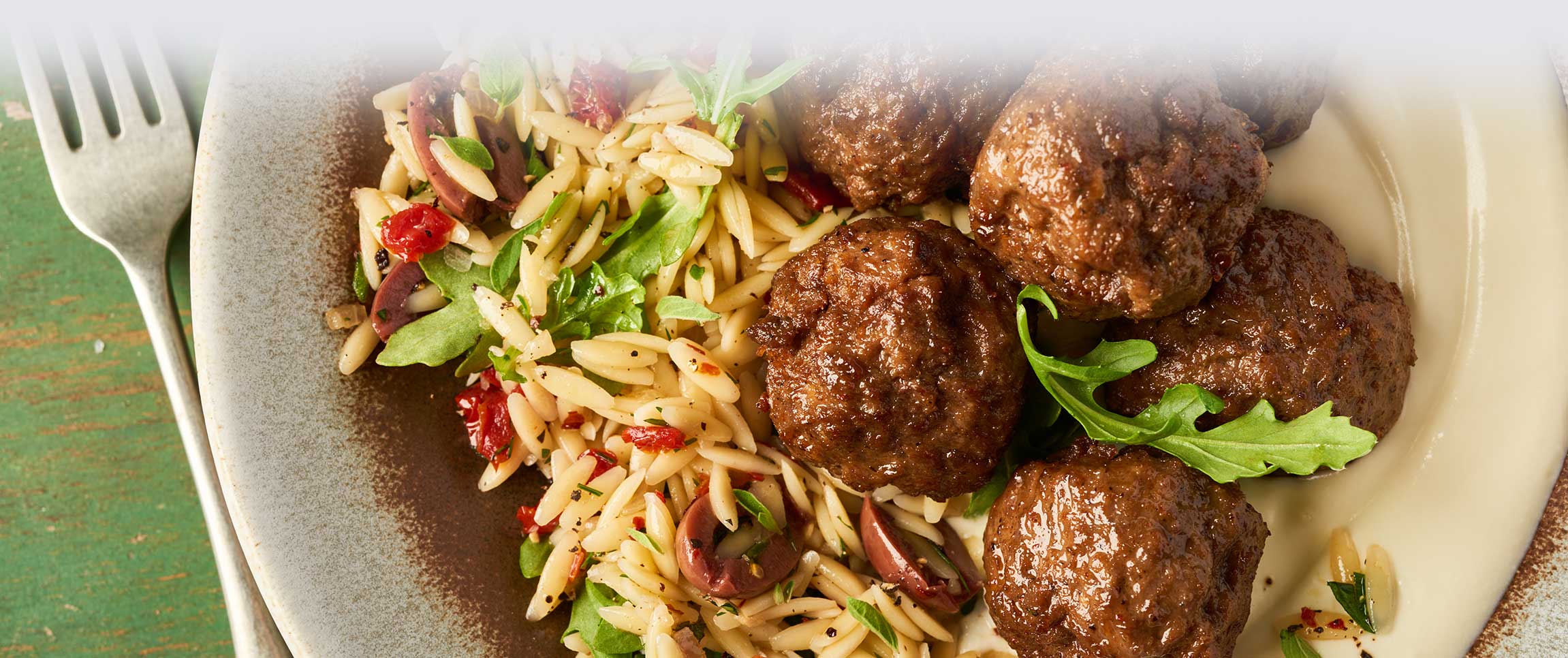 Meatballs with Orzo