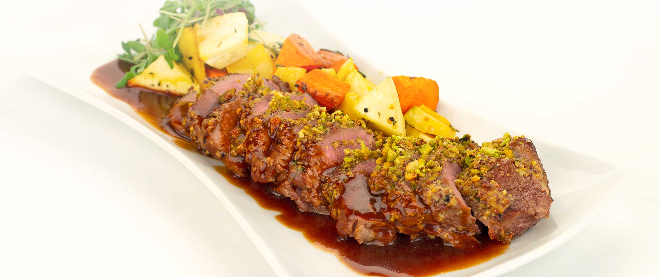 Pistachio Crusted Lamb