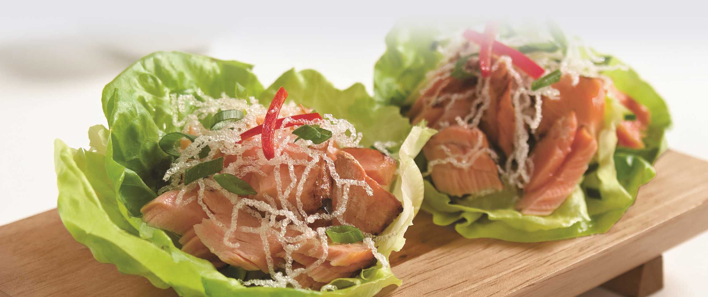 Salmon Lettuce Wraps