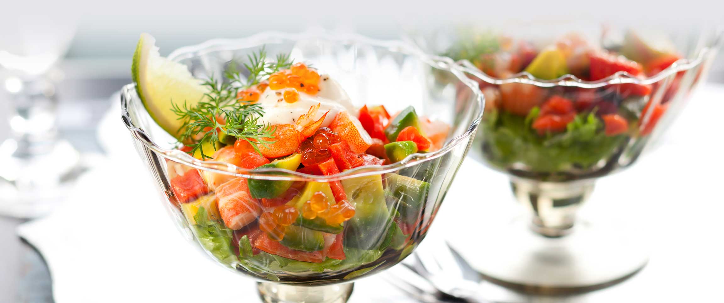 Shrimp, Avocado, and Orange Cocktail