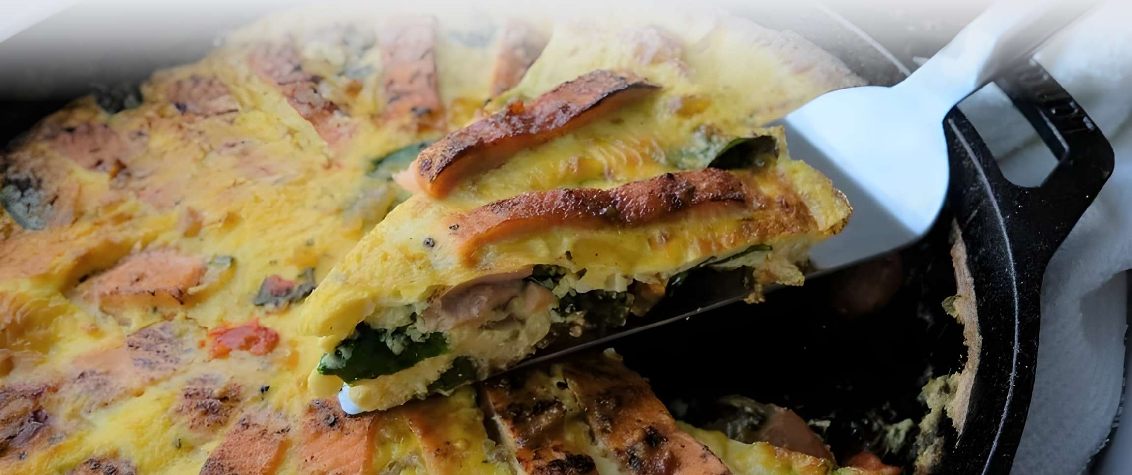 Smoky Applewood Salmon Frittata