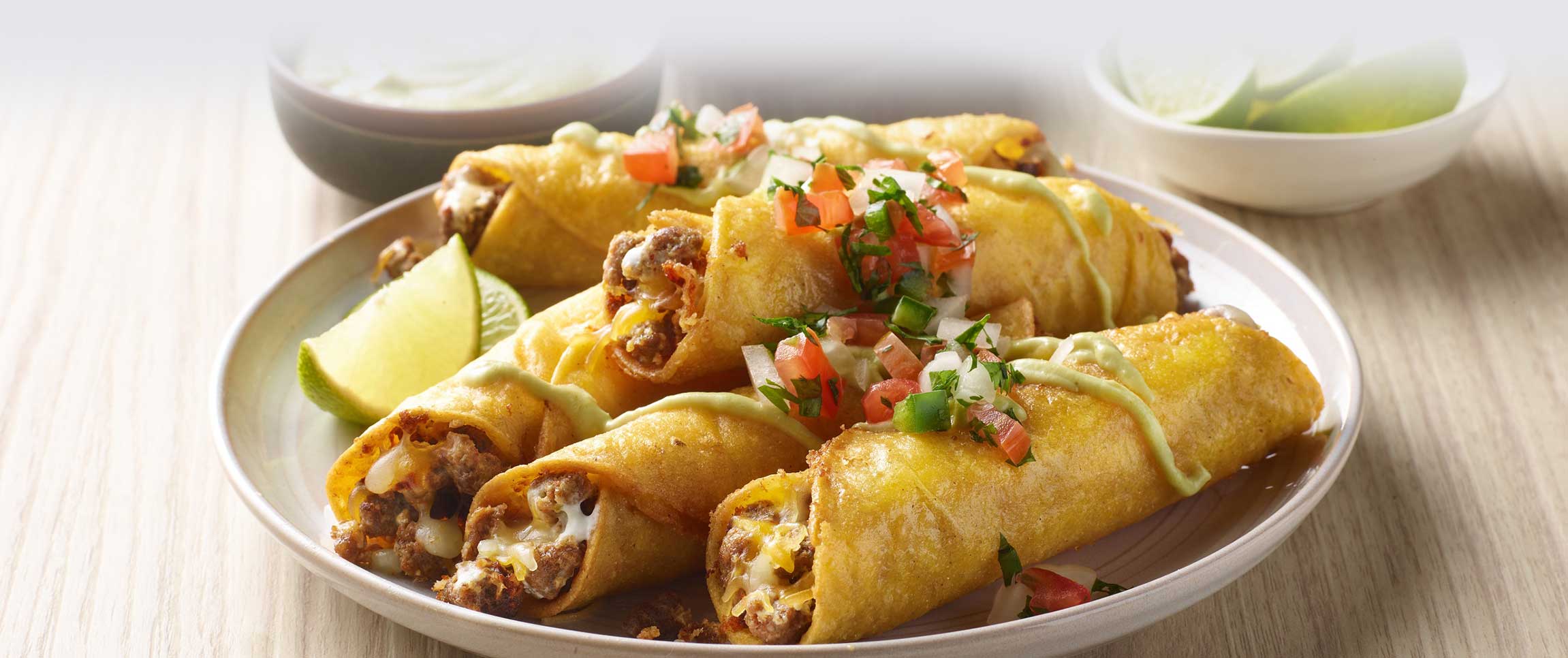 Spicy Beef Taquitos