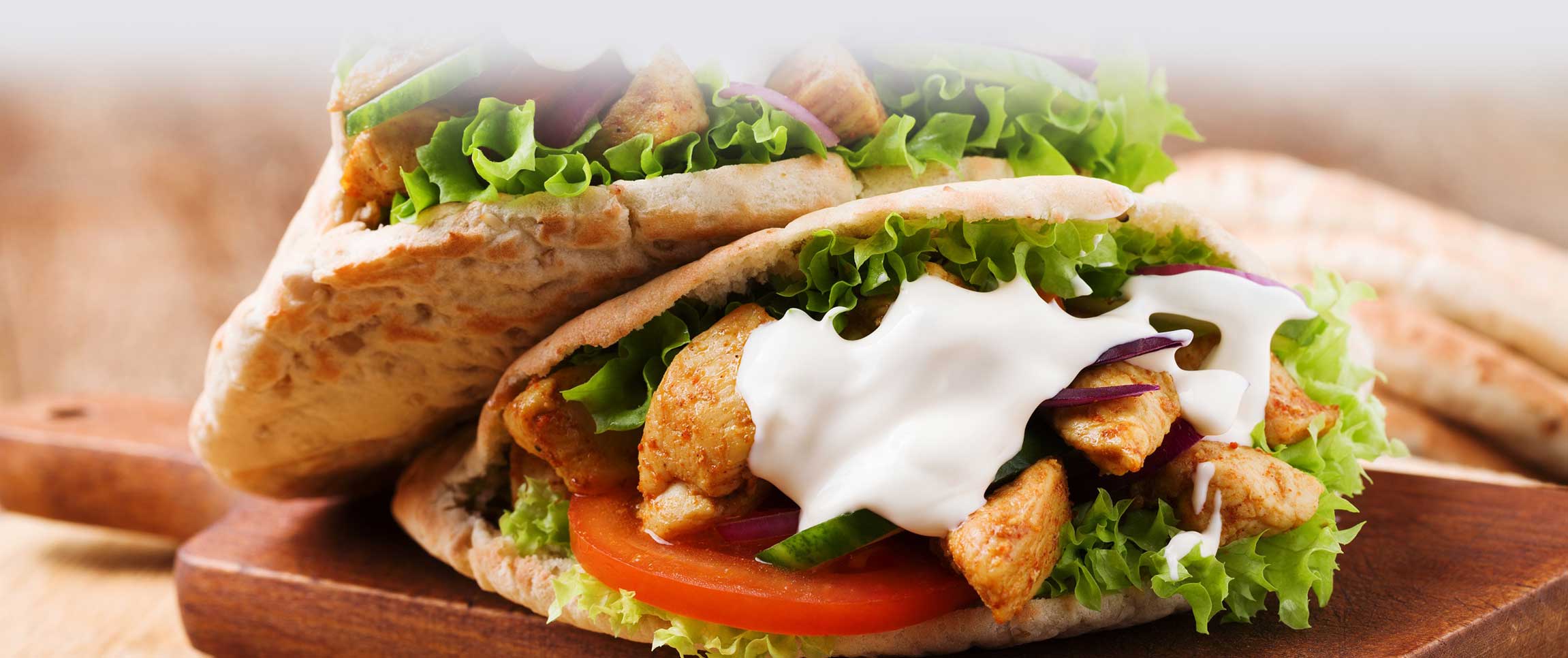 Tangy Chicken Pita