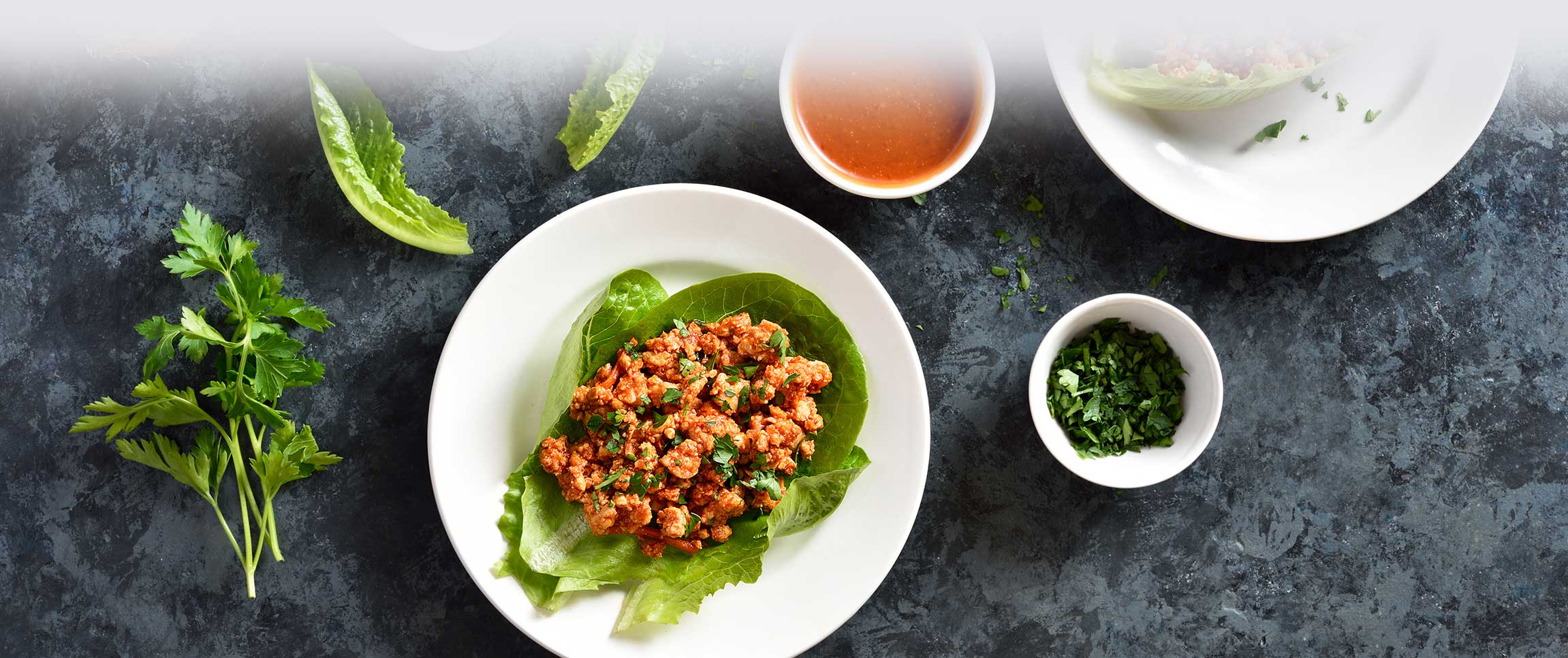 Thai Chicken Lettuce Wraps