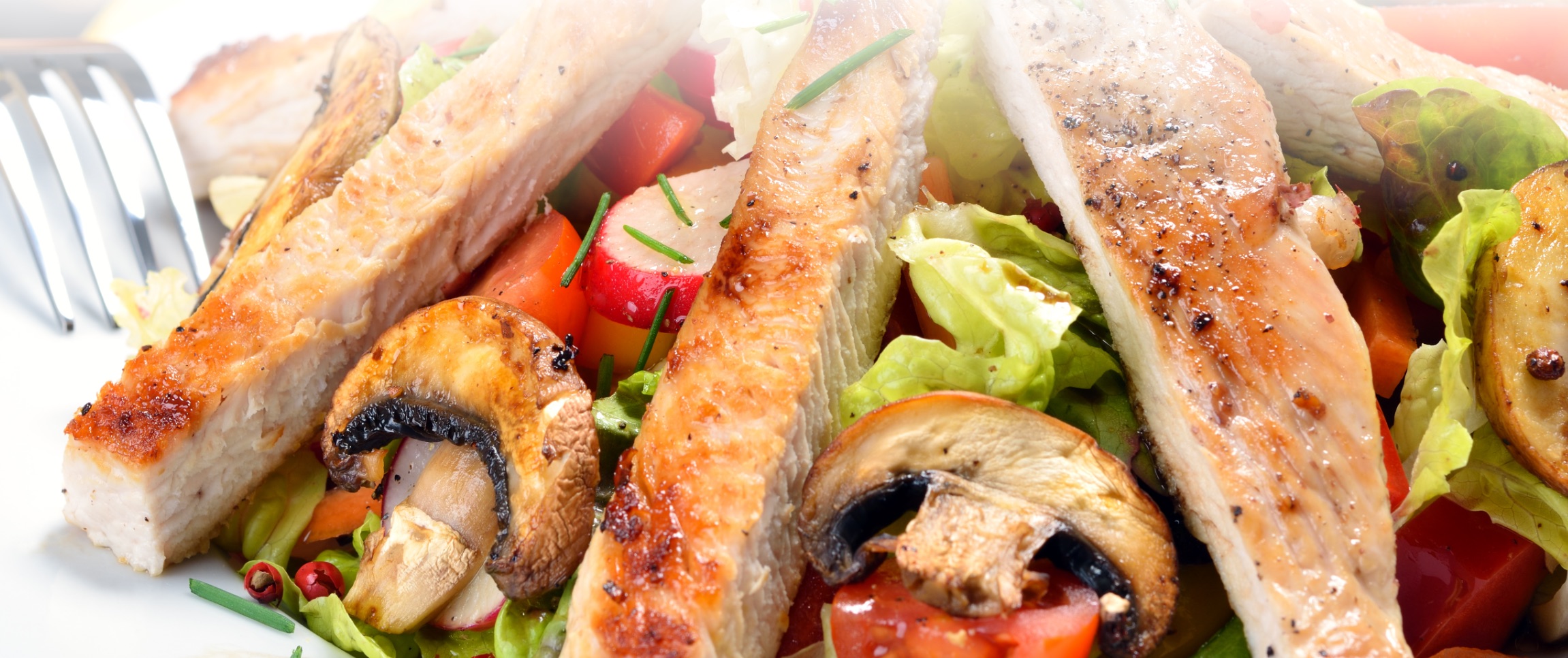 Chicken and Forest Mushroom Salad