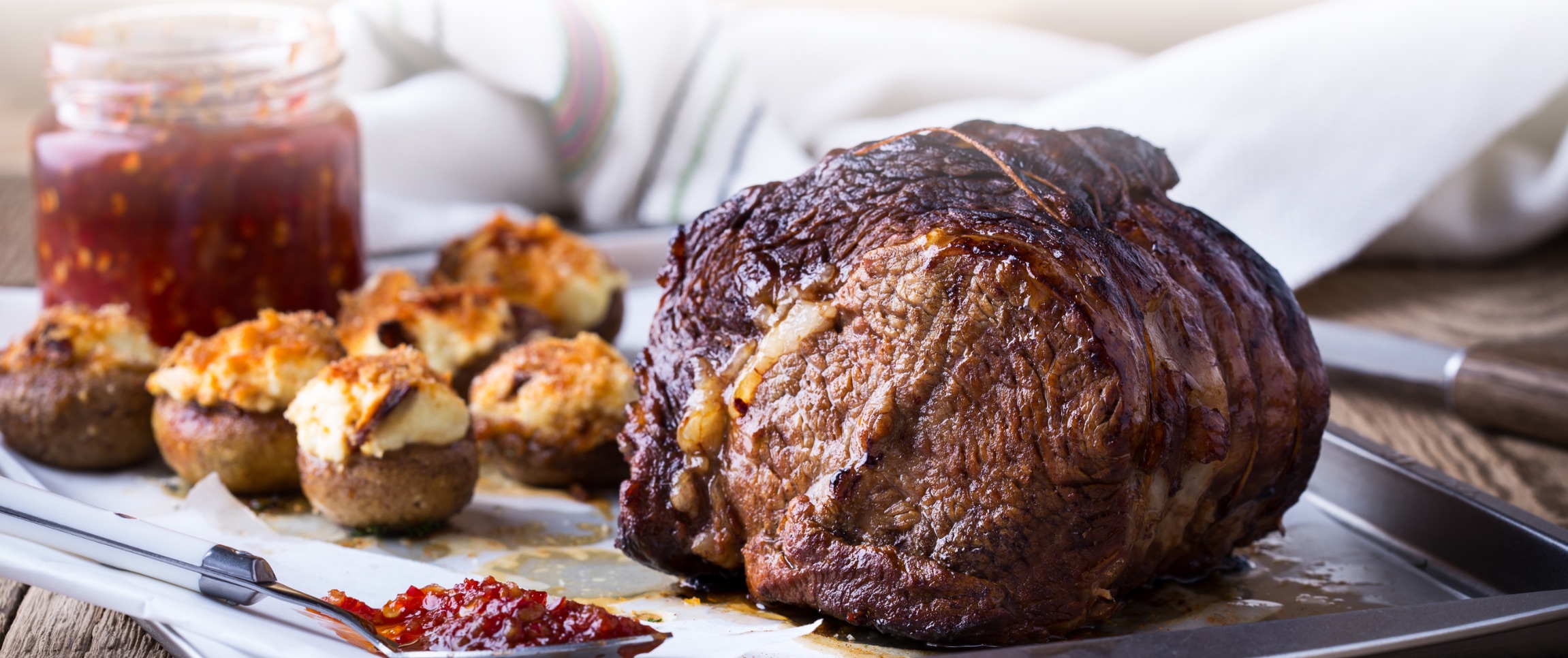 Chorizo and Spinach Stuffed Braveheart Ribeye Cap