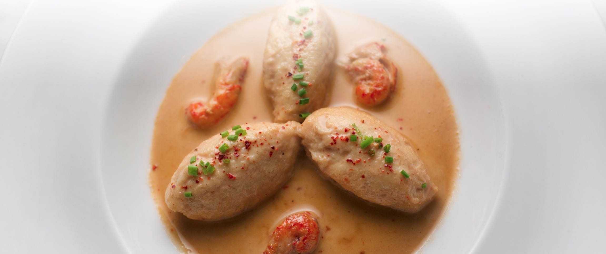Chicken in Lobster Bordelaise Sauce