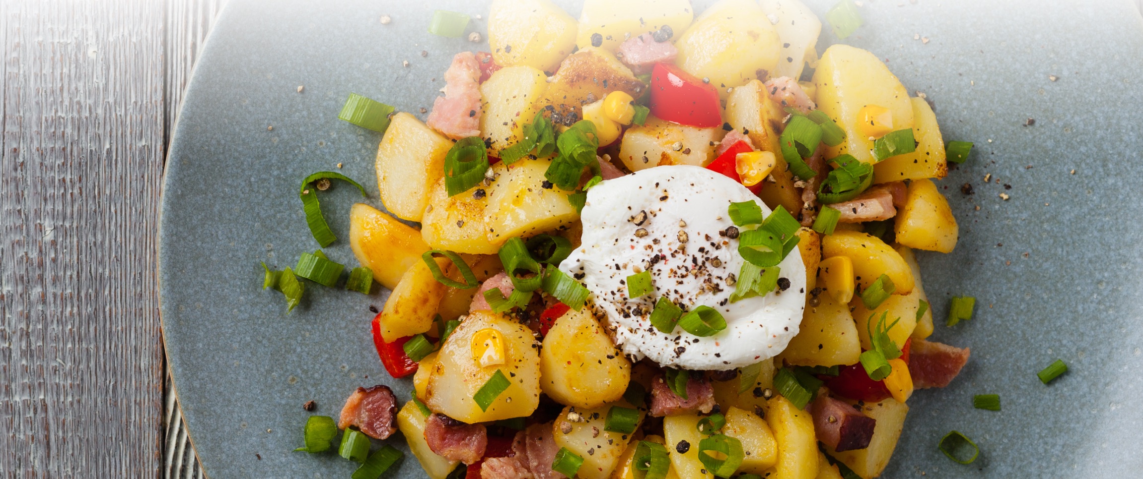 Southern Shrimp Corn and Bacon Hash