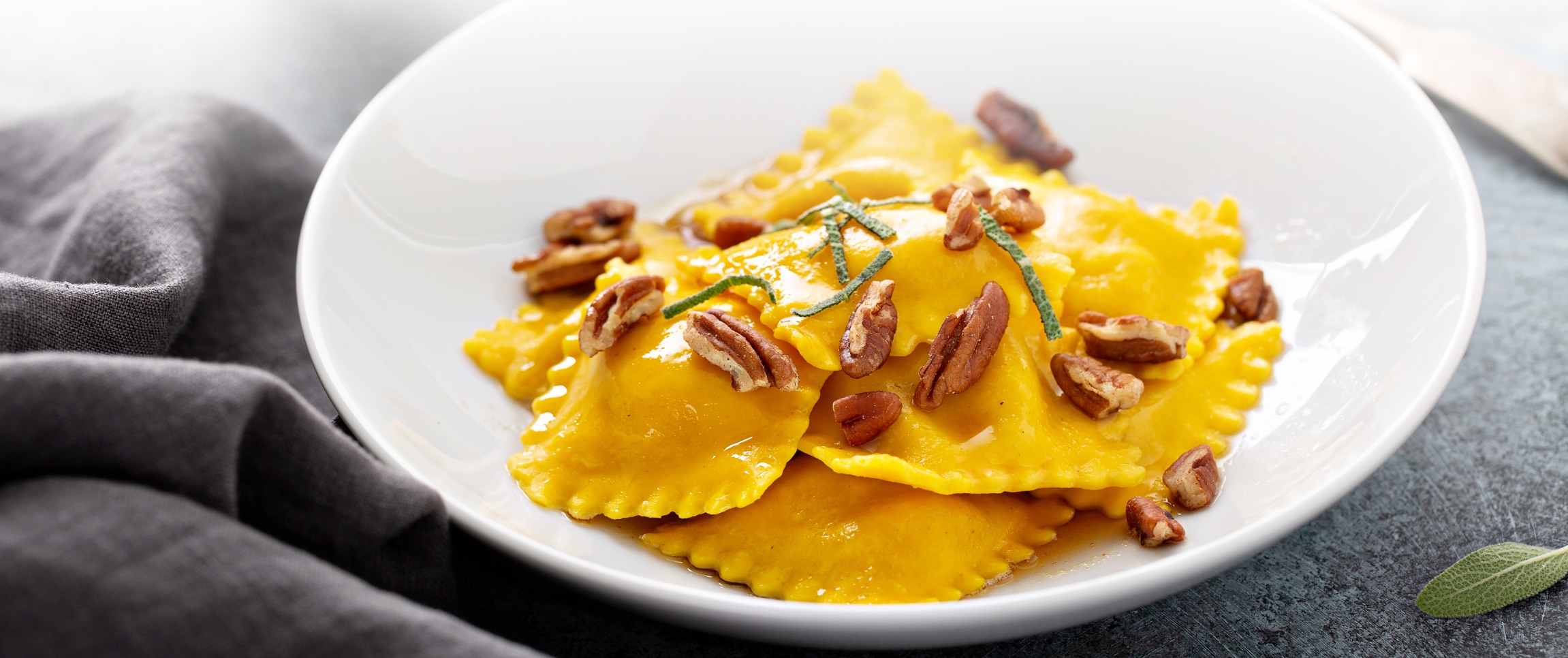 Tortellini with Butternut Squash and Broccoli Sauce