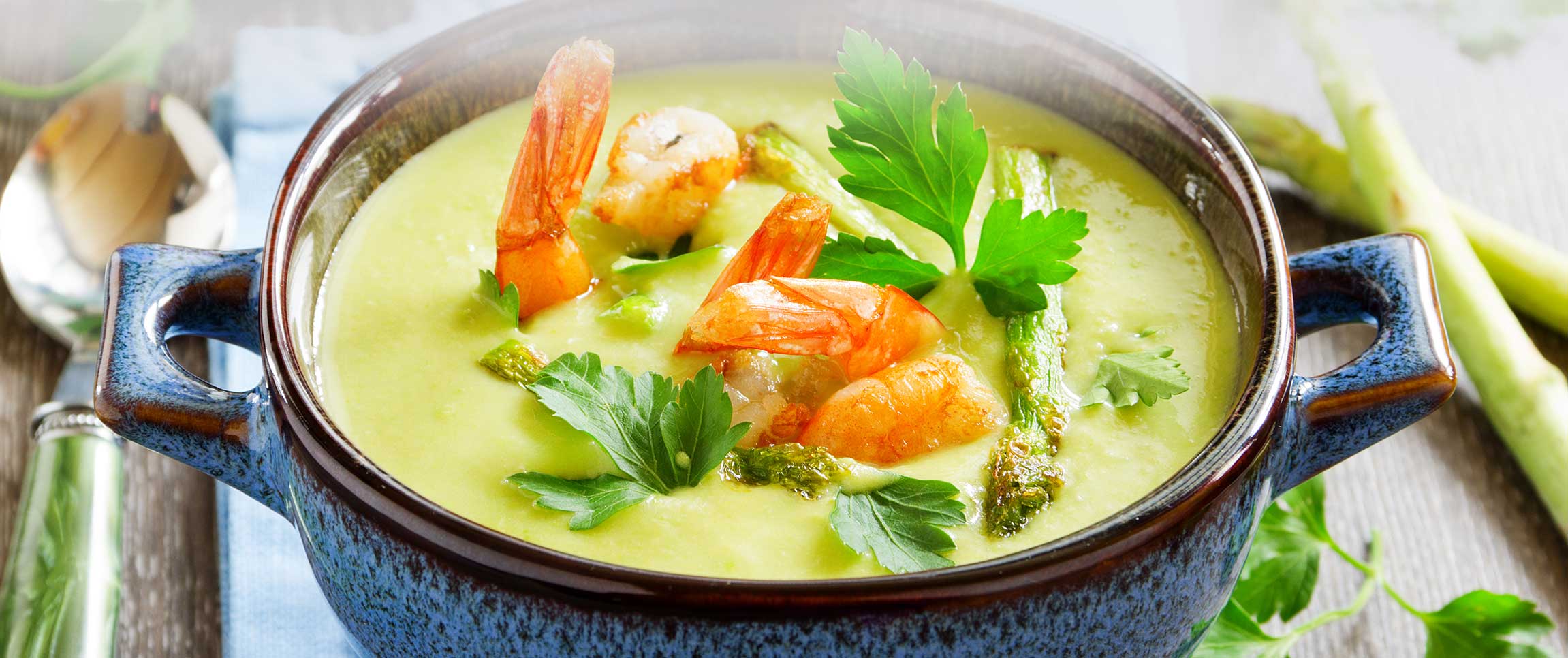 Nature’s Best® Cream of Asparagus & Shrimp Soup