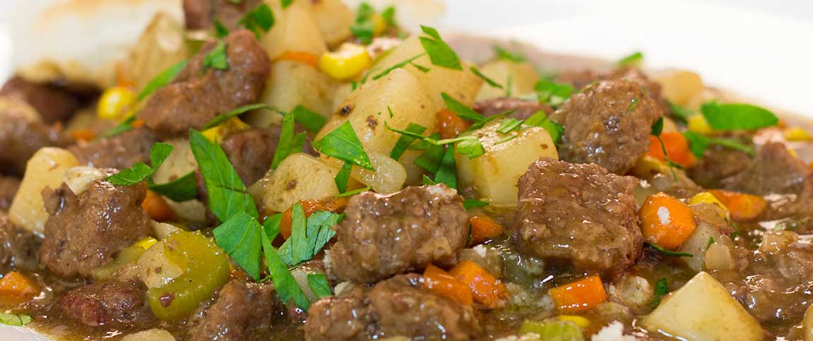 Beef Stew and Biscuits