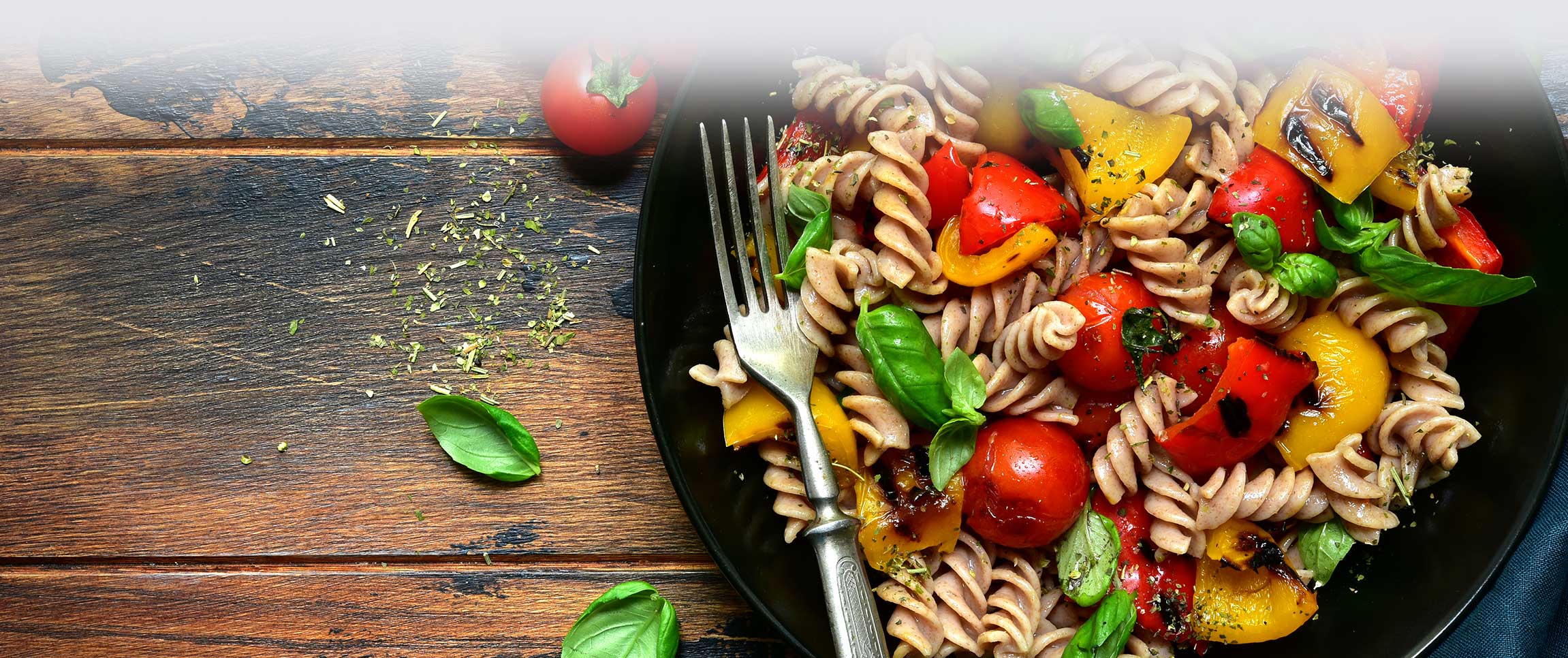 Fusilli and Fire Grilled Vegetable Salad with Balsamic Vinaigrette