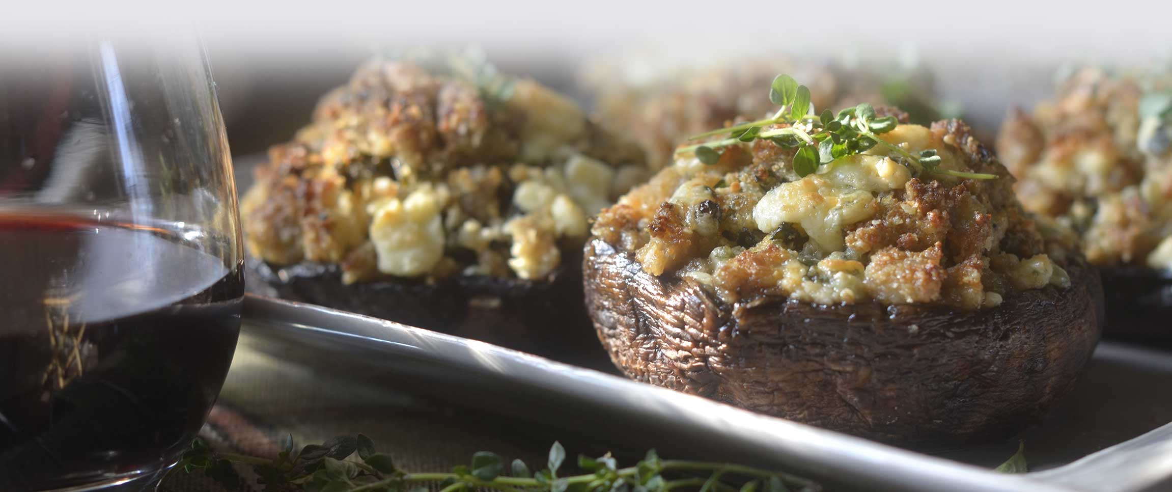 Roma® Gorgonzola and Sausage Mushrooms