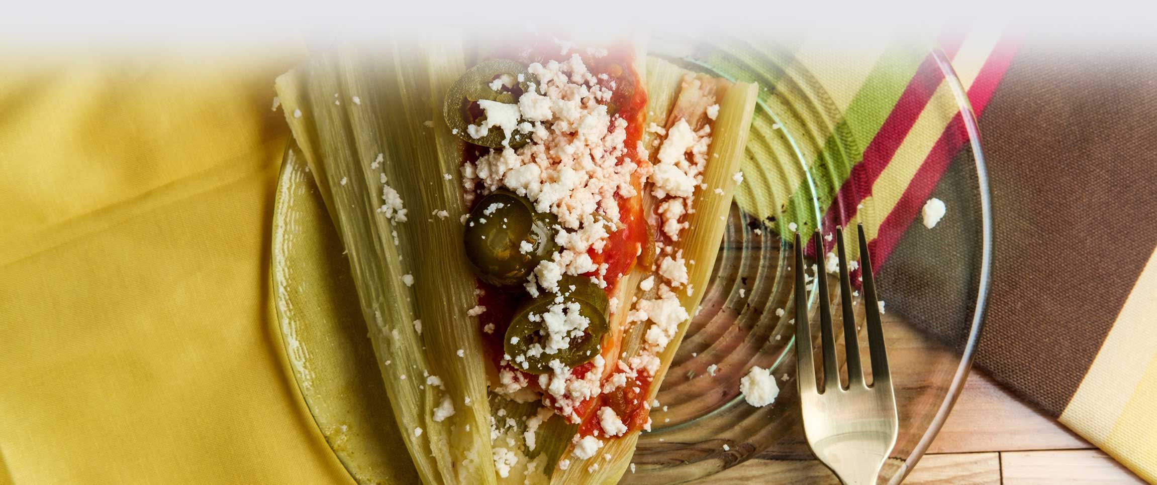 Green Chile and Cheese Tamales
