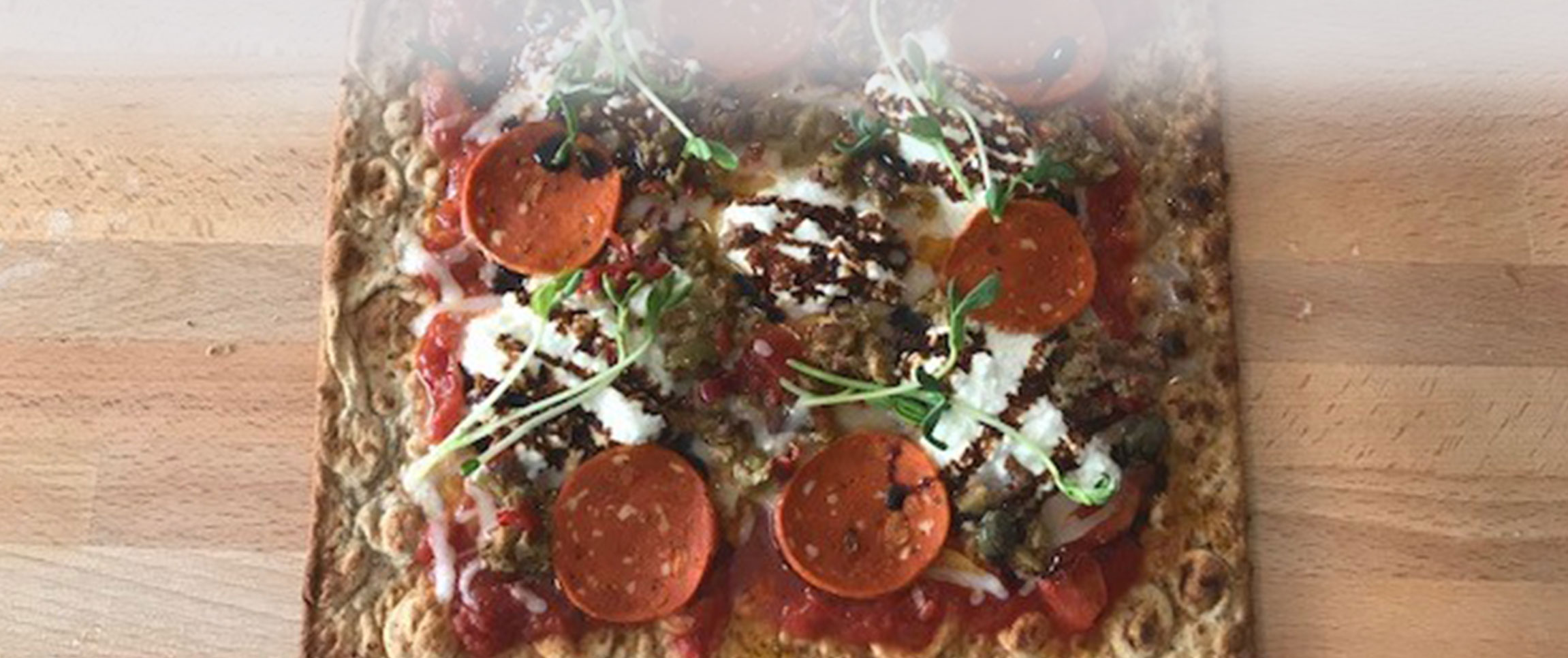 Green Origin Pepperoni and Olive Tapenade Lavash